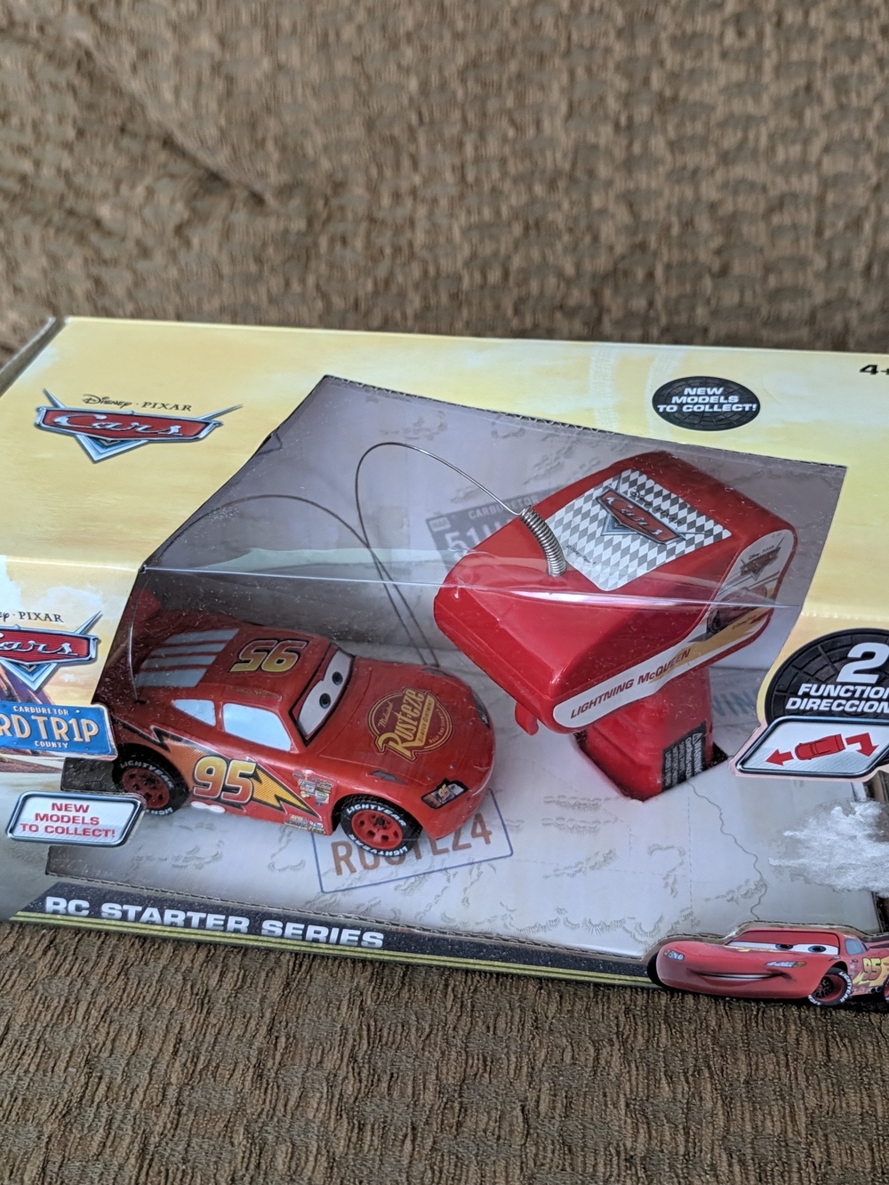 Disney Pixar Cars RC Starter Series Lightning McQueen From The Movie Cars.